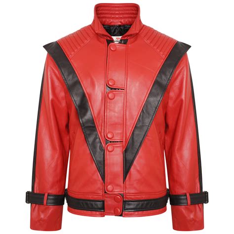 michael jackson thriller jacket replica red|michael jackson thriller jacket real.